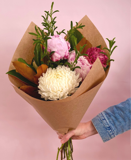 How to Wrap a Flower Bouquet So Even Grocery Store Flowers Look Fancy